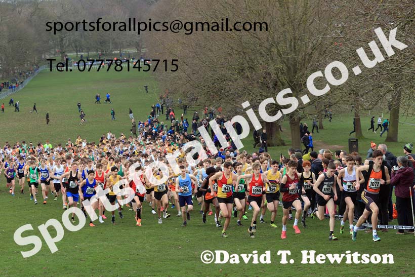 Boys Under-15s, 2024 CAU Inter Counties Cross Country Champs., Wollaton Park, Nottingham. Photo: David T. Hewitson/Sports for All Pics
